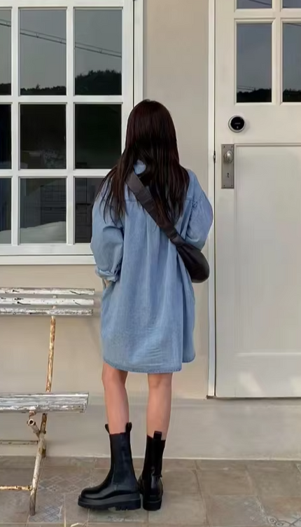 Robe jean oversize - Robe Addict
