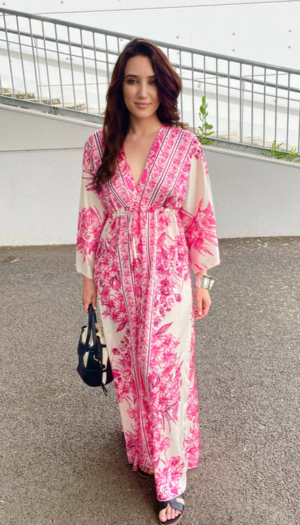 Robe kimono rose - Robe Addict