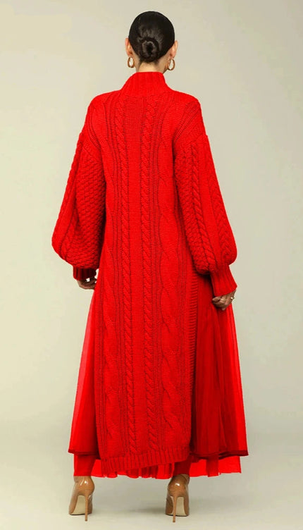 Robe en laine torsadée - Robe Addict