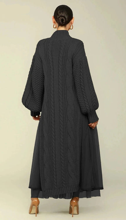 Robe en laine torsadée - Robe Addict