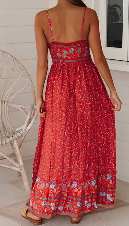 Robe longue empire boheme - Robe Addict