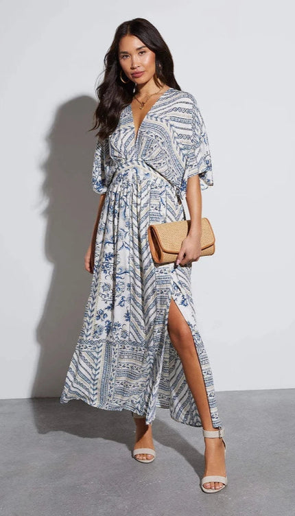 Robe longue foulard - Robe Addict