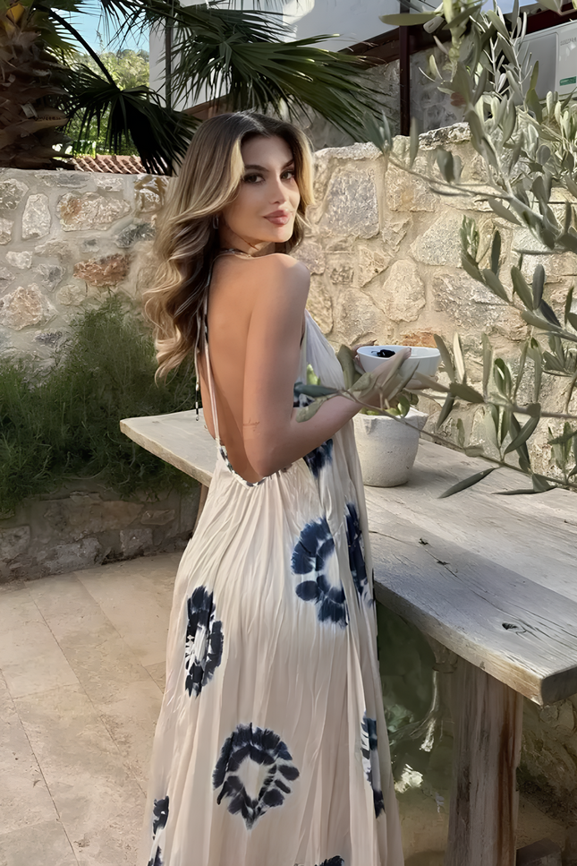Robe longue dos nu plage - Robe Addict