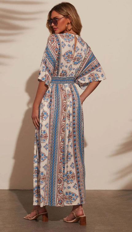 Robe longue foulard - Robe Addict