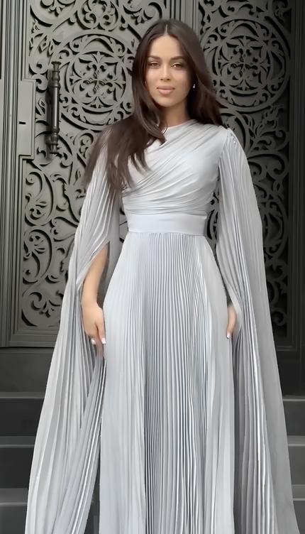 Robe longue gris - Robe Addict