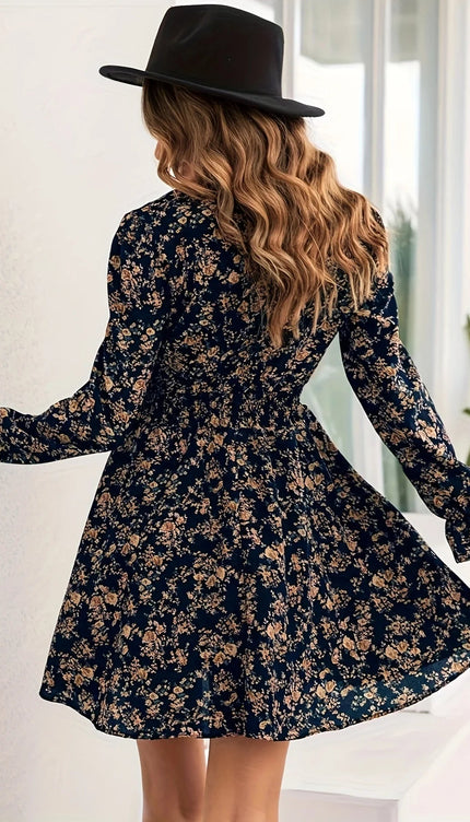 Robe manches longues fluide - Robe Addict