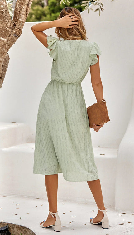Robe longue manches papillon - Robe Addict