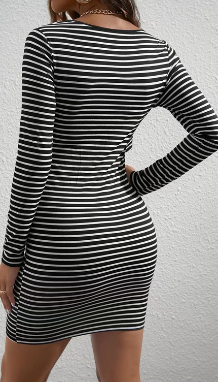 Robe marinière grossesse - Robe Addict