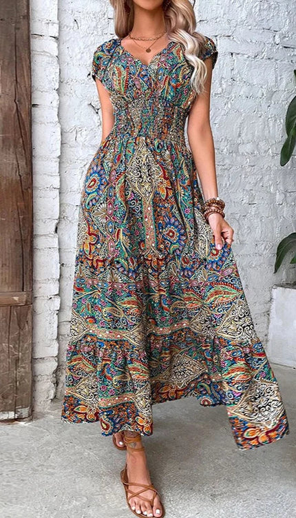 Robe motif cachemire - Robe Addict