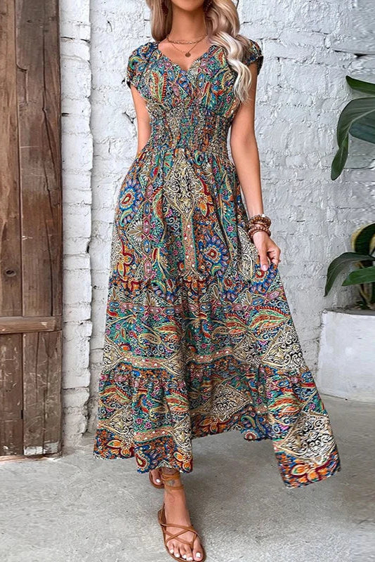 Robe motif cachemire - Robe Addict