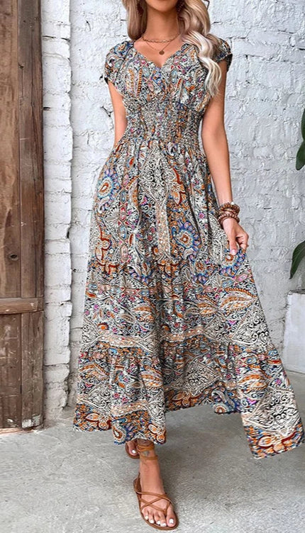 Robe motif cachemire - Robe Addict