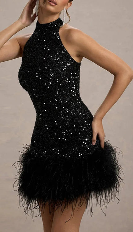 Robe noir scintillante - Robe Addict
