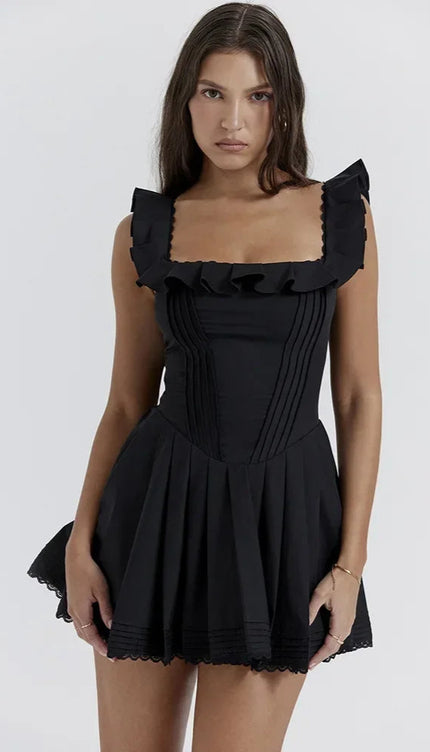 Robe chasuble noire - Robe Addict