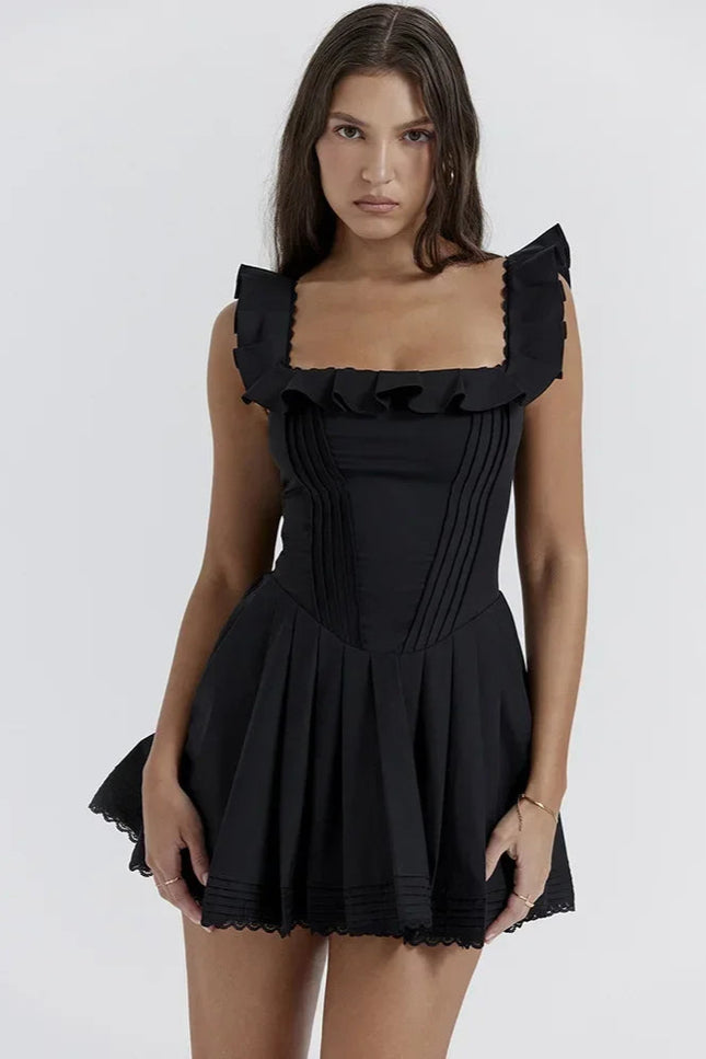 Robe chasuble noire - Robe Addict