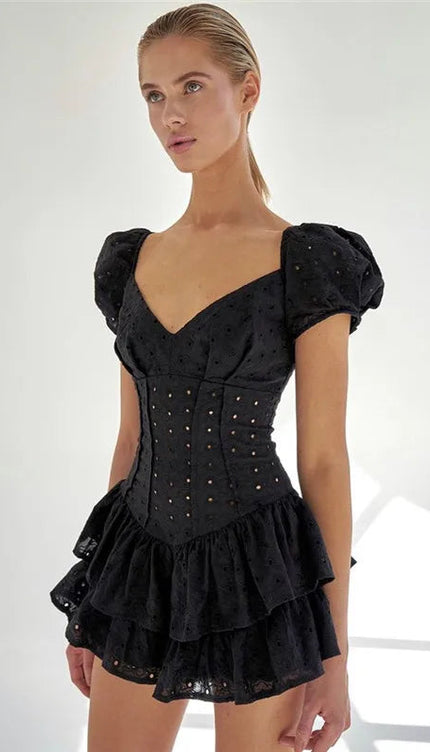 Robe noire rock - Robe Addict
