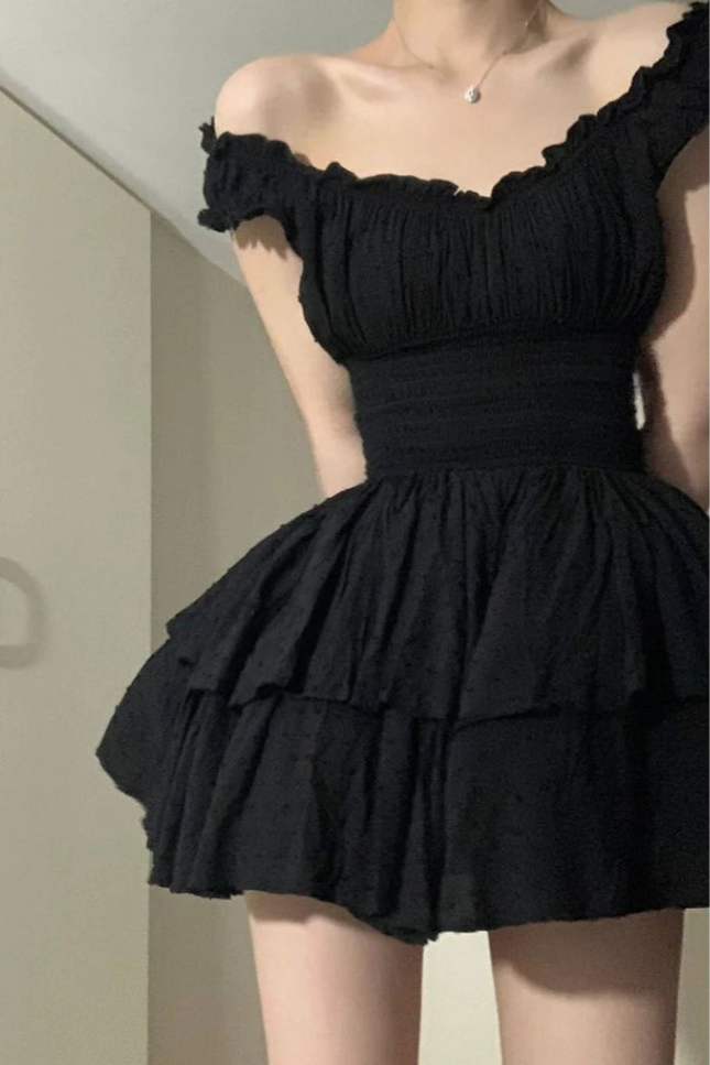 Robe noire vintage - Robe Addict