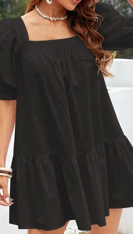 Robe noire volant - Robe Addict