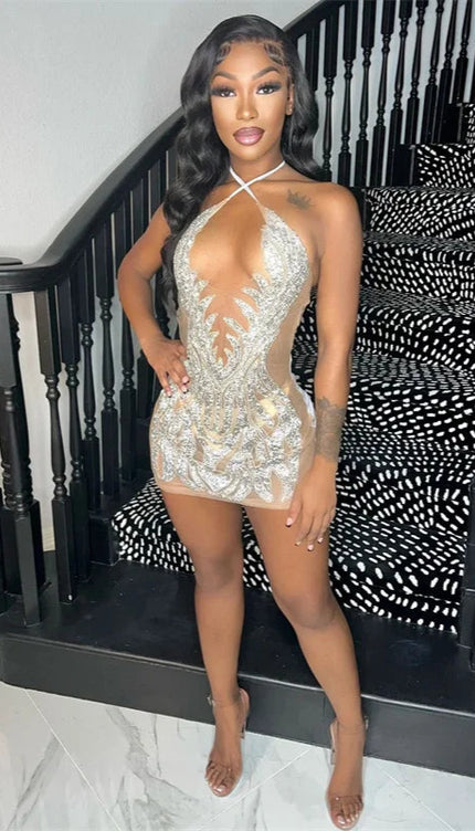 Robe paillette sexy - Robe Addict