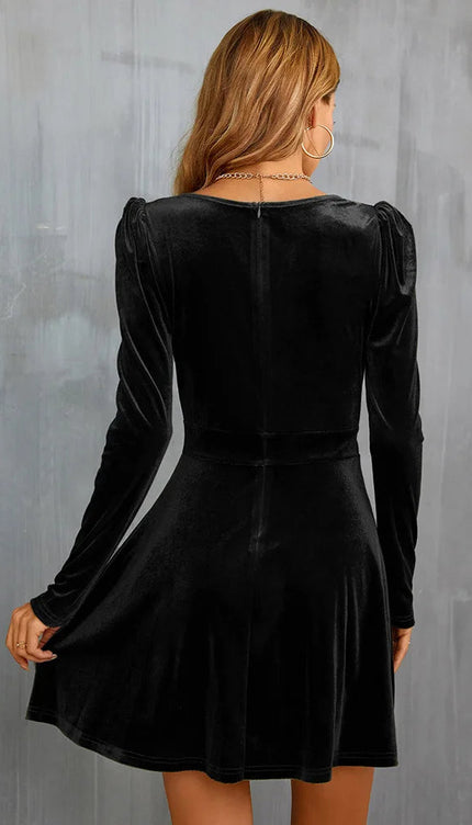 Robe patineuse velours - Robe Addict