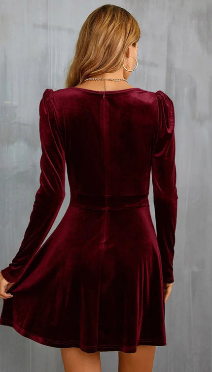 Robe patineuse velours - Robe Addict