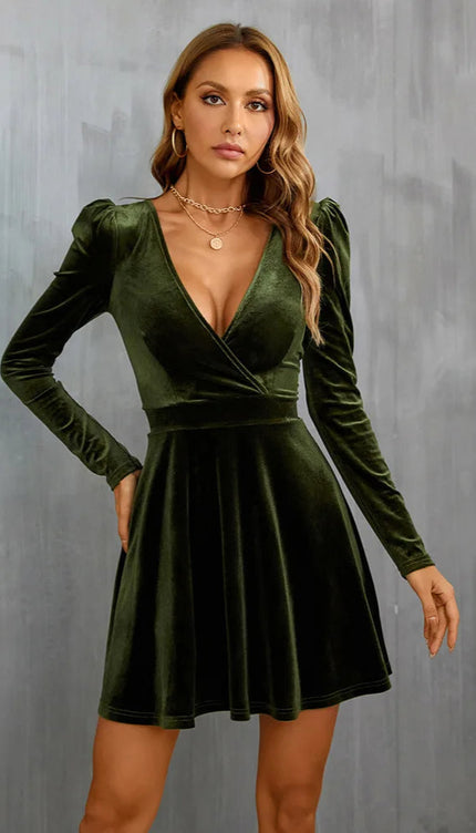 Robe patineuse velours - Robe Addict