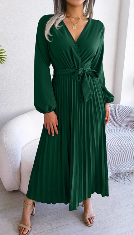 Robe plissée ceremonie - Robe Addict