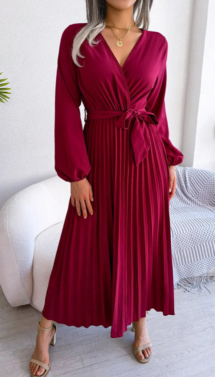 Robe plissée ceremonie - Robe Addict