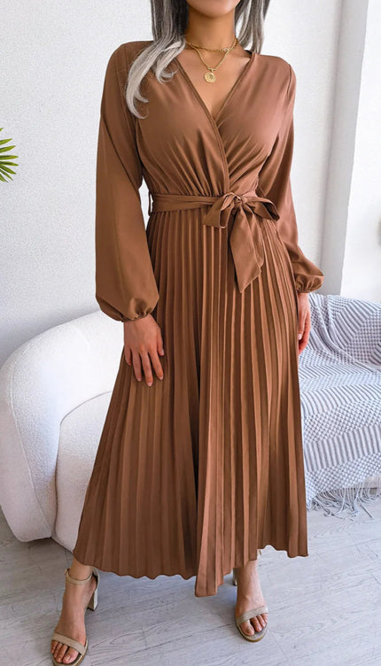 Robe plissée ceremonie - Robe Addict