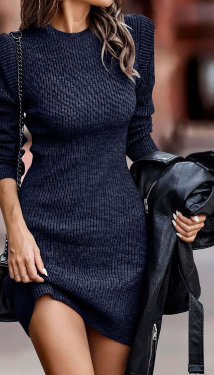 Robe pull cotelée - Robe Addict