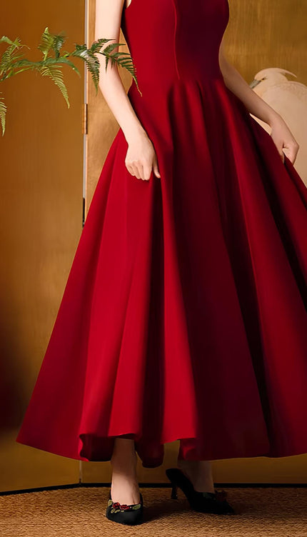 Robe retro rouge - Robe Addict