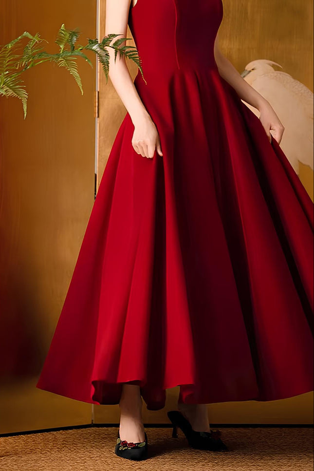 Robe retro rouge - Robe Addict