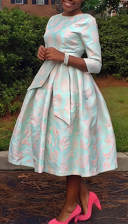 Robe année 70 grande taille - Robe Addict