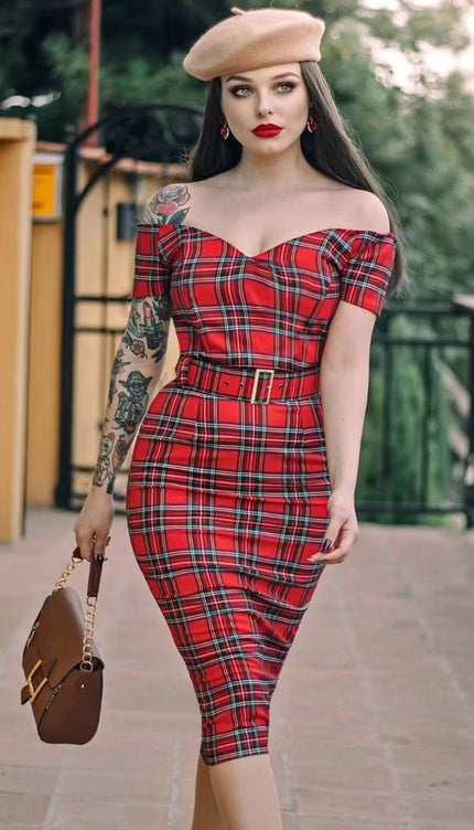 Robe année 50 pin up - Robe Addict