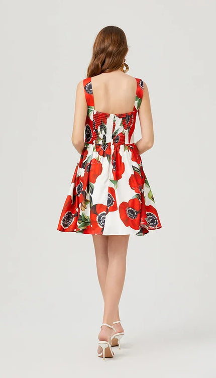 Robe avec coquelicots - Robe Addict