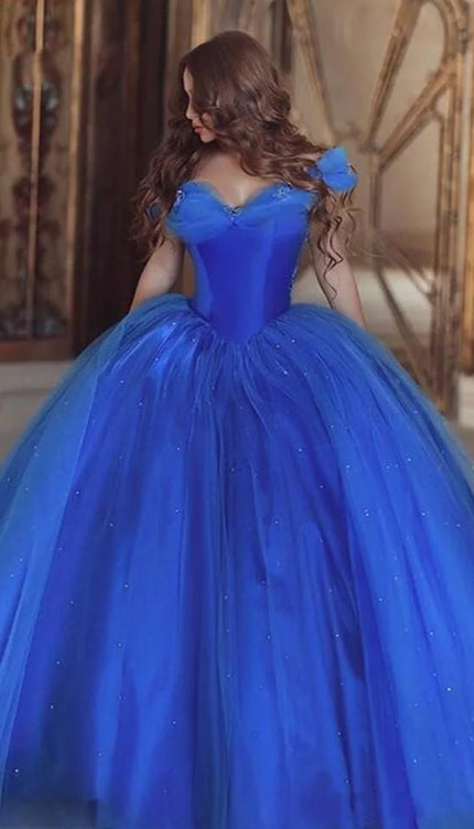 Robe de princesse bleue - Robe Addict