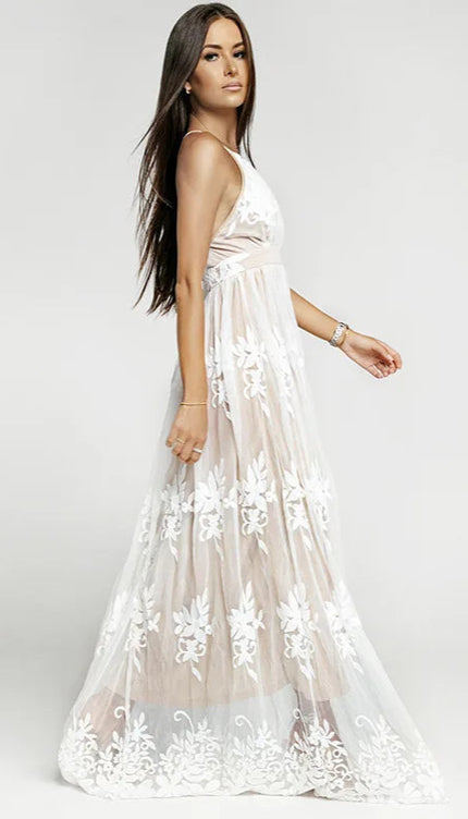 Robe blanche gender reveal - Robe Addict
