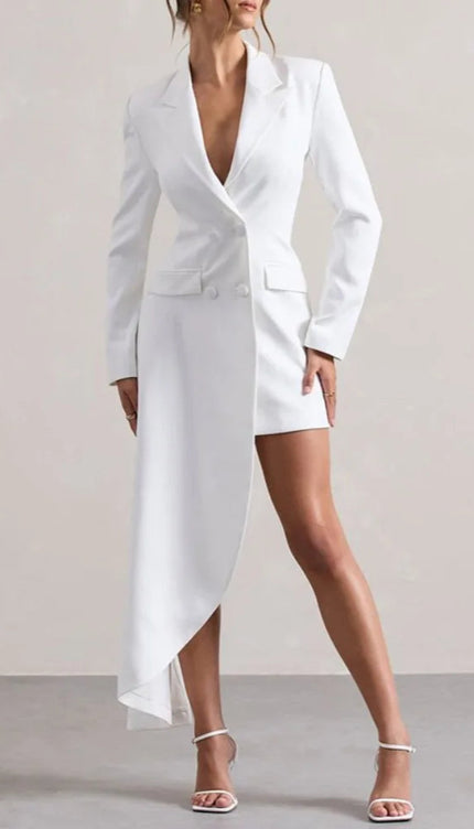 Robe blazer asymétrique - Robe Addict