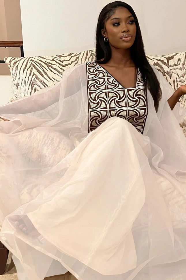 Robe broderie senegalaise - Robe Addict