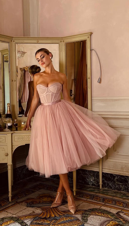 Robe bustier en coeur - Robe Addict