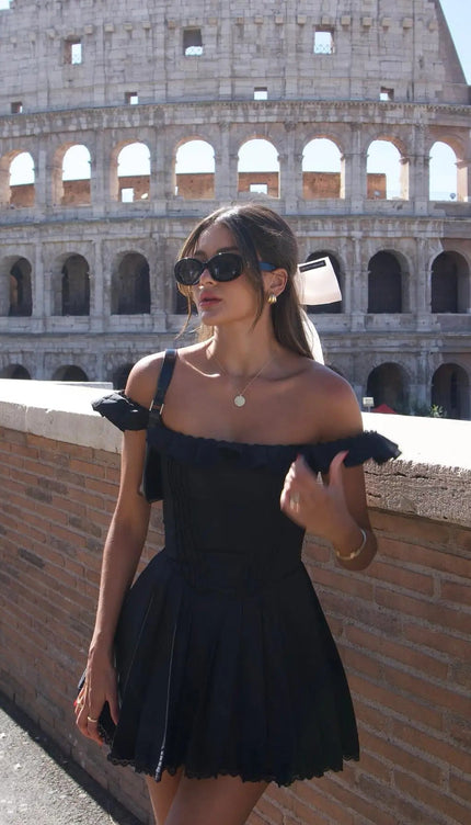 Robe chasuble noire - Robe Addict