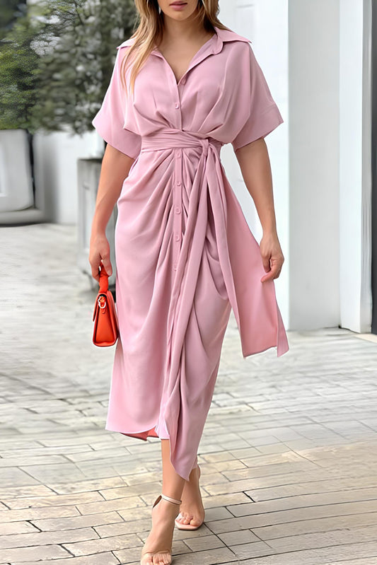 Robe Rose Femme 🌸 Élégance, Tendance et Fraîcheur Toute l'Année – Robe ...