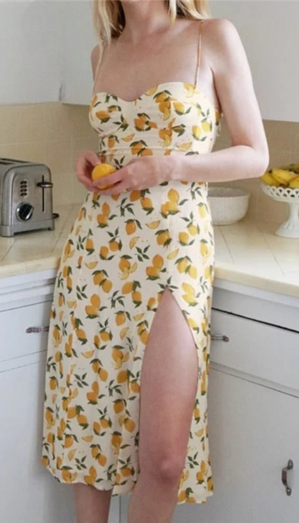 Robe citron - Robe Addict