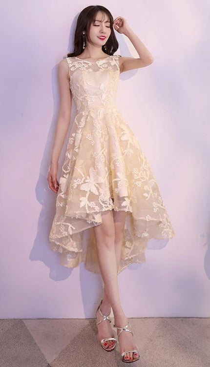 Robe cocktail ecru - Robe Addict