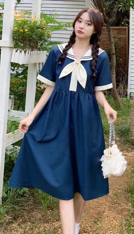 Robe col marin - Robe Addict