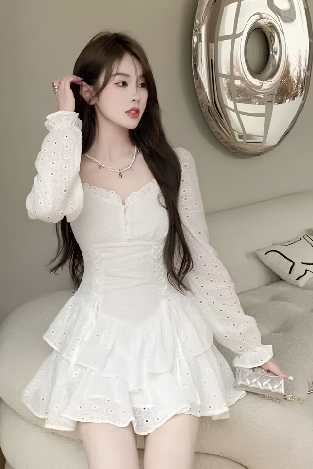 Robe courte froufrou - Robe Addict