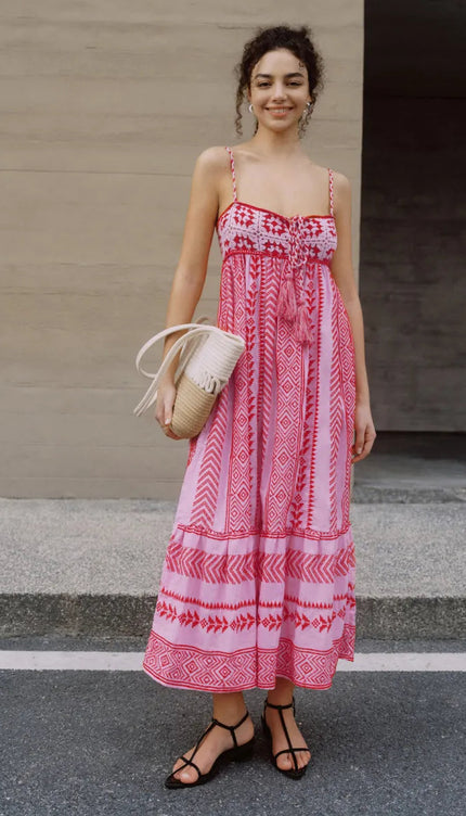Robe crochet rose - Robe Addict