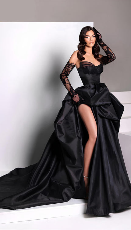 Robe de bal noire - Robe Addict