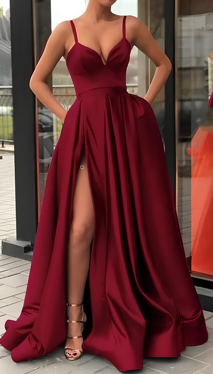 Robe de bal rouge - Robe Addict
