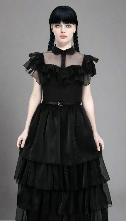 Robe de mercredi addams - Robe Addict