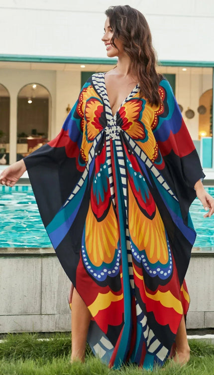 Robe de plage caftan - Robe Addict